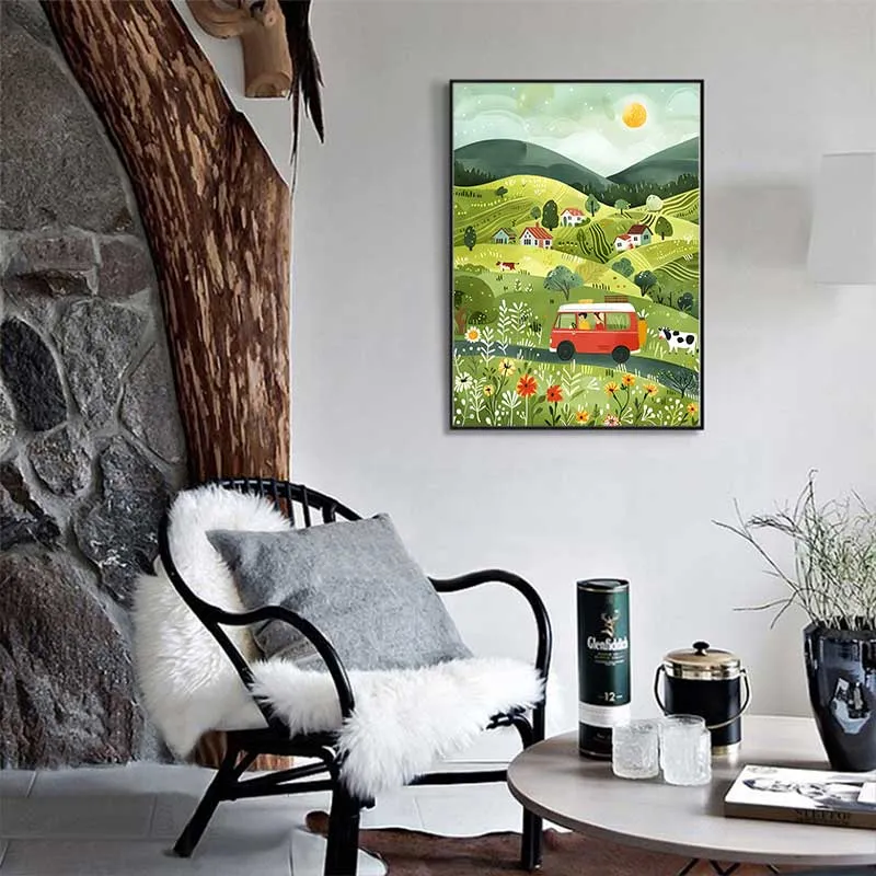 Tranh chủ đề du lịch rừng cho các bé đam mê khám phá