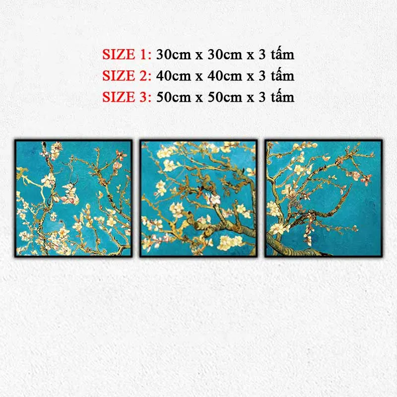 Tranh Almond Blossom (hoa đào) của họa sĩ Van Gogh