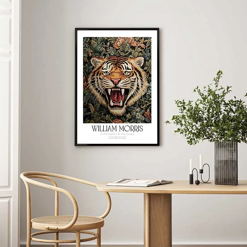 Tranh poster theo phong cách William Morris
