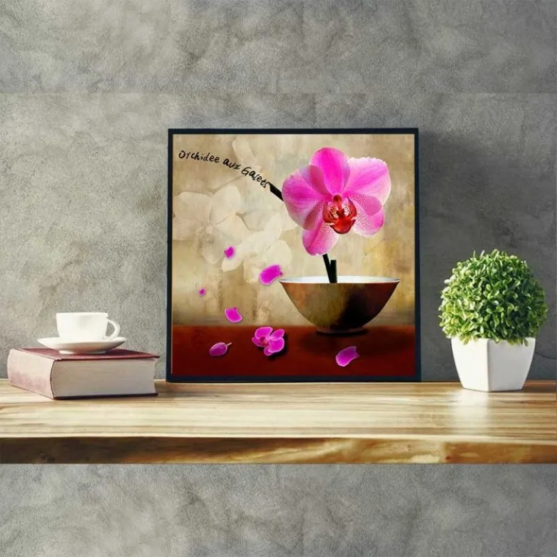 Tranh hoa lan Hồ Điệp