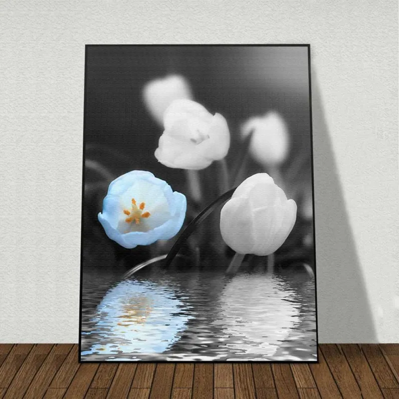Tranh hoa tulip