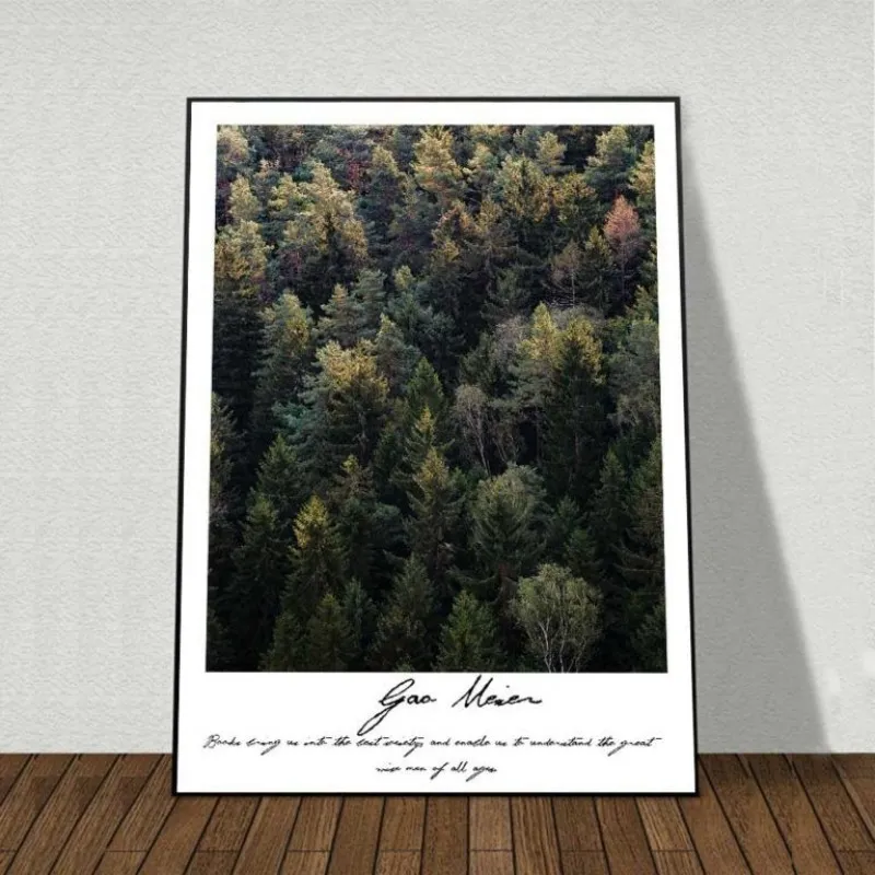 Tranh Phong Cảnh Rừng Cây và Biển