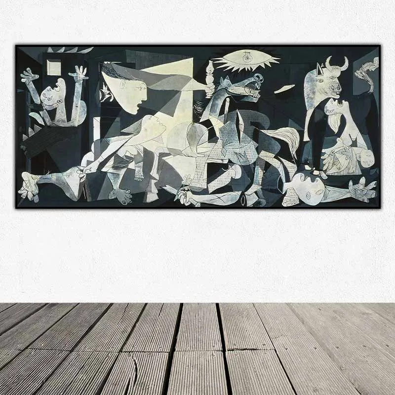 Tranh trừu tượng nổi tiếng trên thế giới Guernica của họa sĩ Pablo Picasso