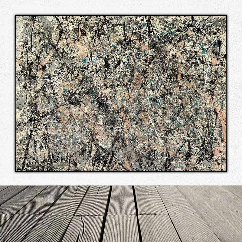 Tranh trừu tượng Lavender Mist của họa sĩ Jackson Pollock