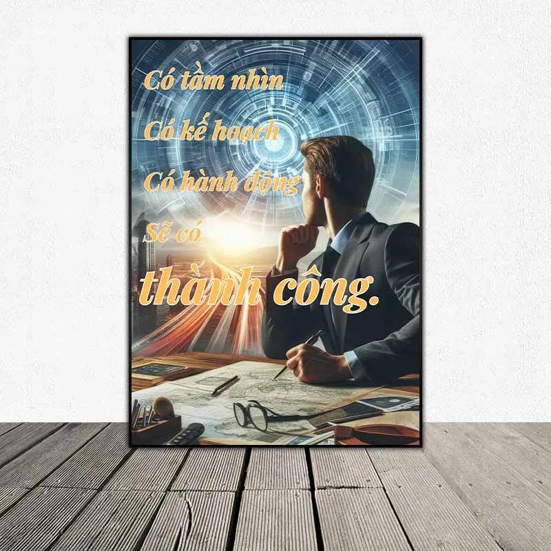 Tranh động lực về thành công