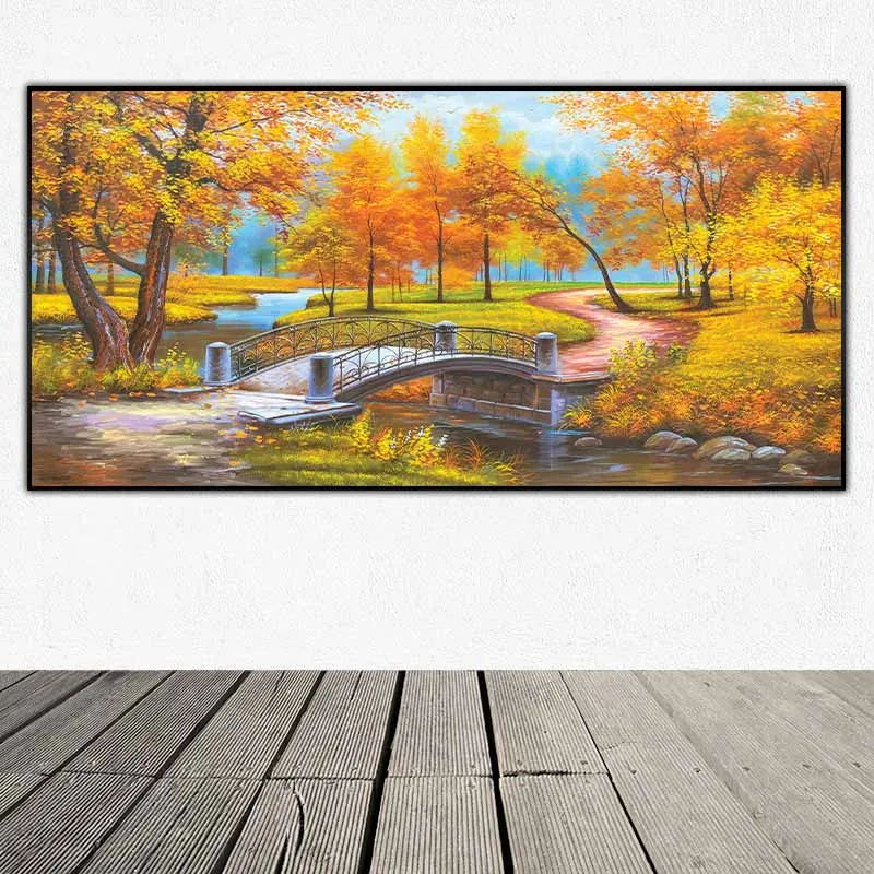 Phong cảnh công viên mùa thu