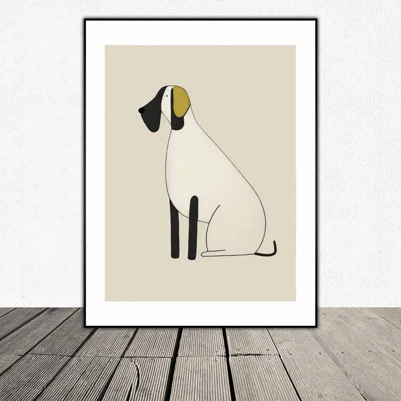 Tranh trừu tượng chú cho tai vàng