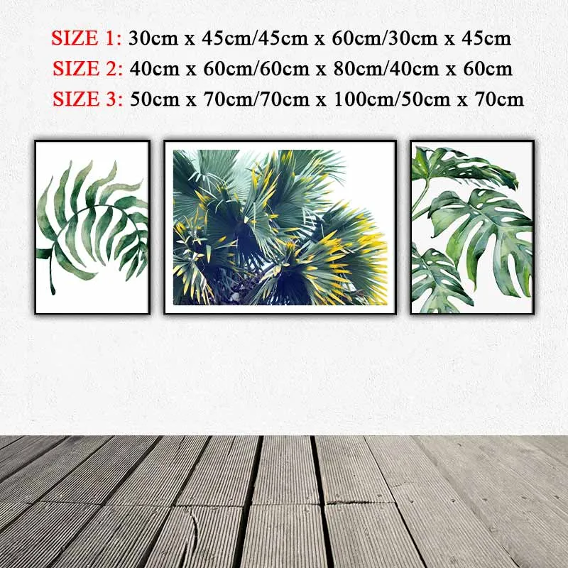 Tranh lá cây xanh tối giản, lấy cảm hứng từ Jacob van Campen, tranh màu nước châu Âu hiện đại