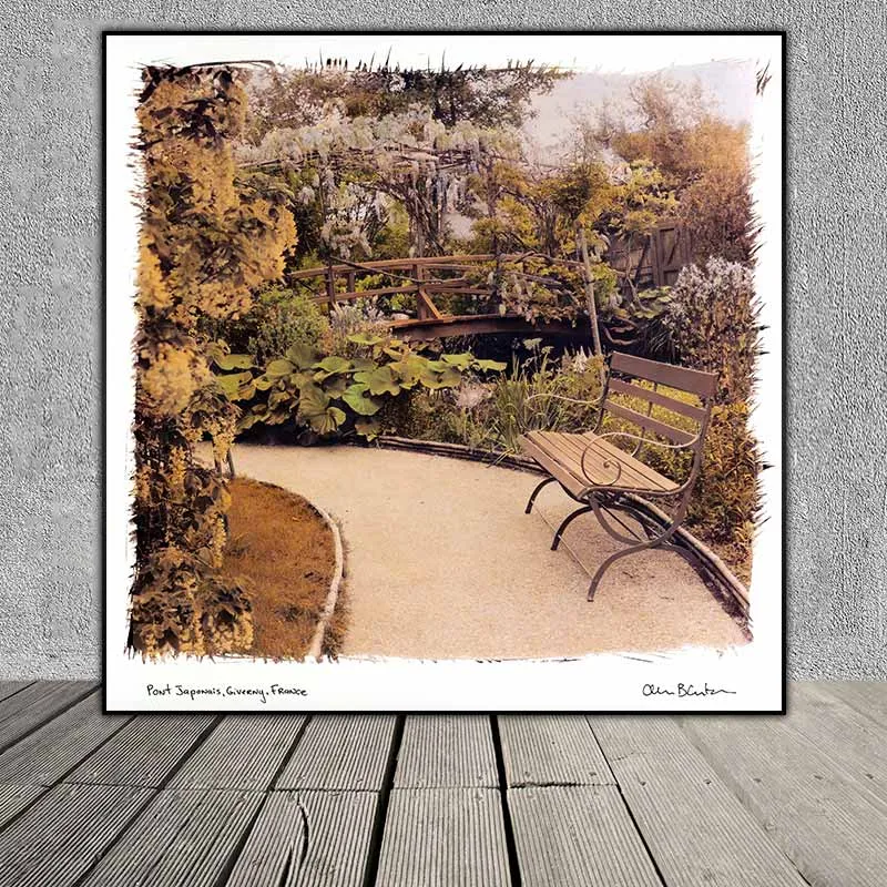 Tranh phong cảnh công viên tại Paris