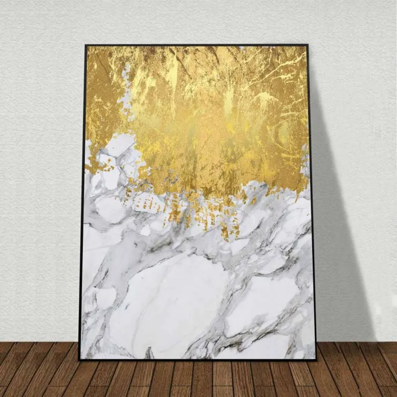 Tranh trừu tượng màu sơn loang chảy