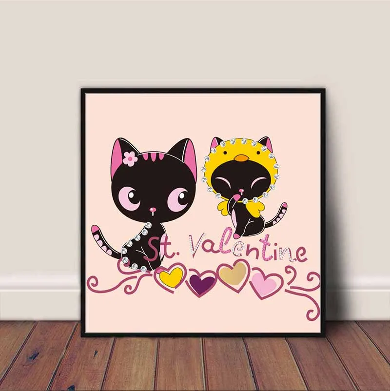 Tranh các loài vật ngộ nghĩnh treo phòng trẻ em