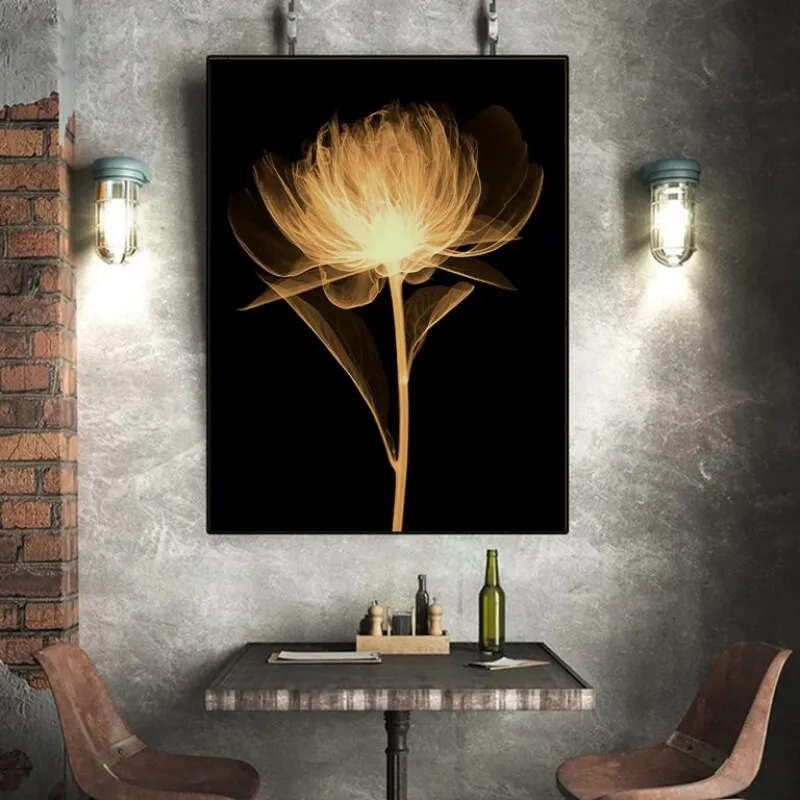 Tranh hoa trừu tượng X-Ray