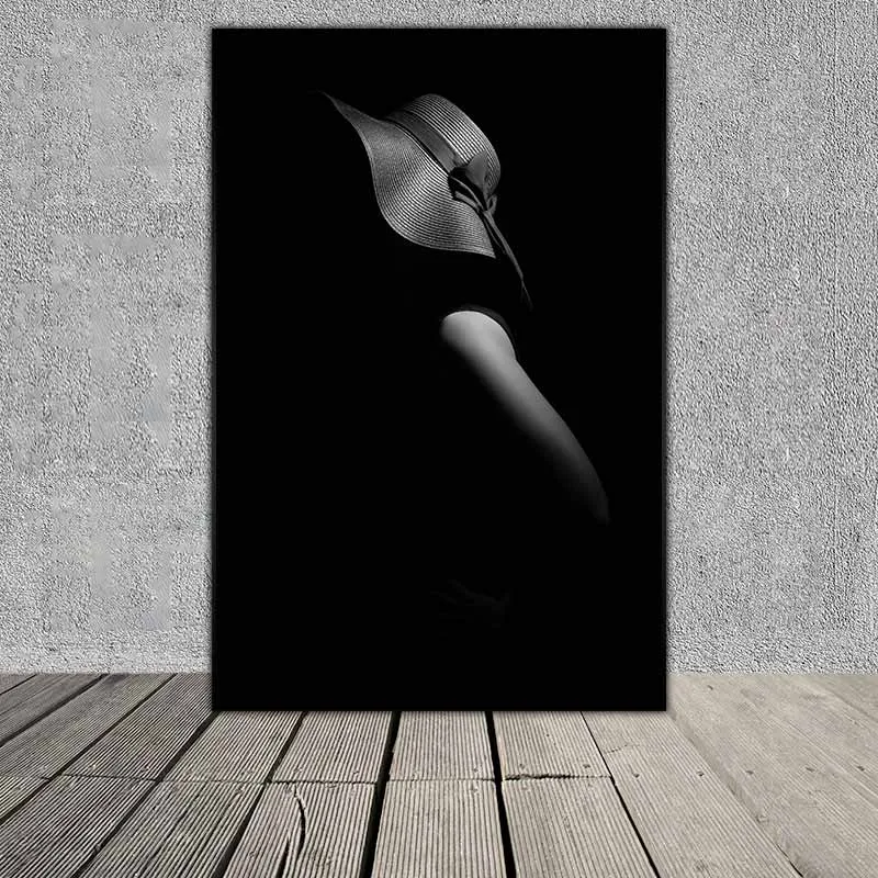 Tranh chân dung cô gái với đường nét ánh sáng tuyệt đẹp