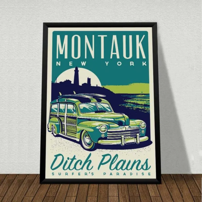 Tranh phong cảnh theo phong cách Vintage