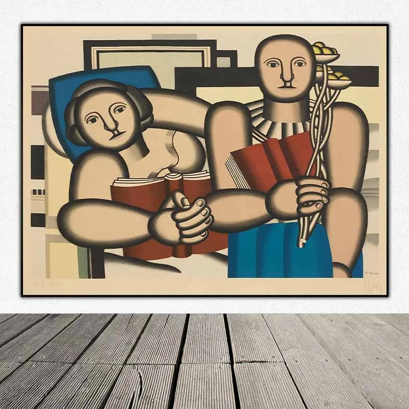 Tranh trừu tượng theo trường phái lập thể của họa sĩ Fernand Leger