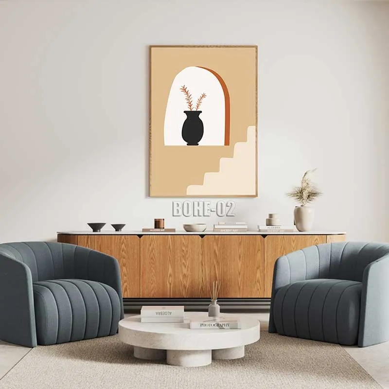 Tranh canvas Boho hoàn hảo cho mọi không gian