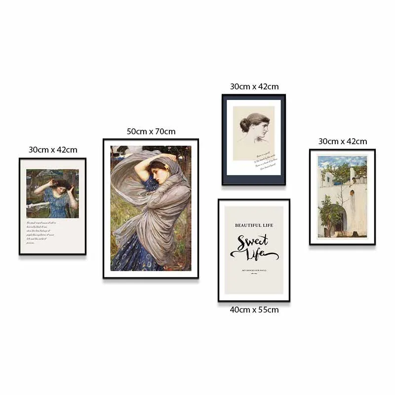 Tranh cổ điển phối hợp theo phong cách hiện đại