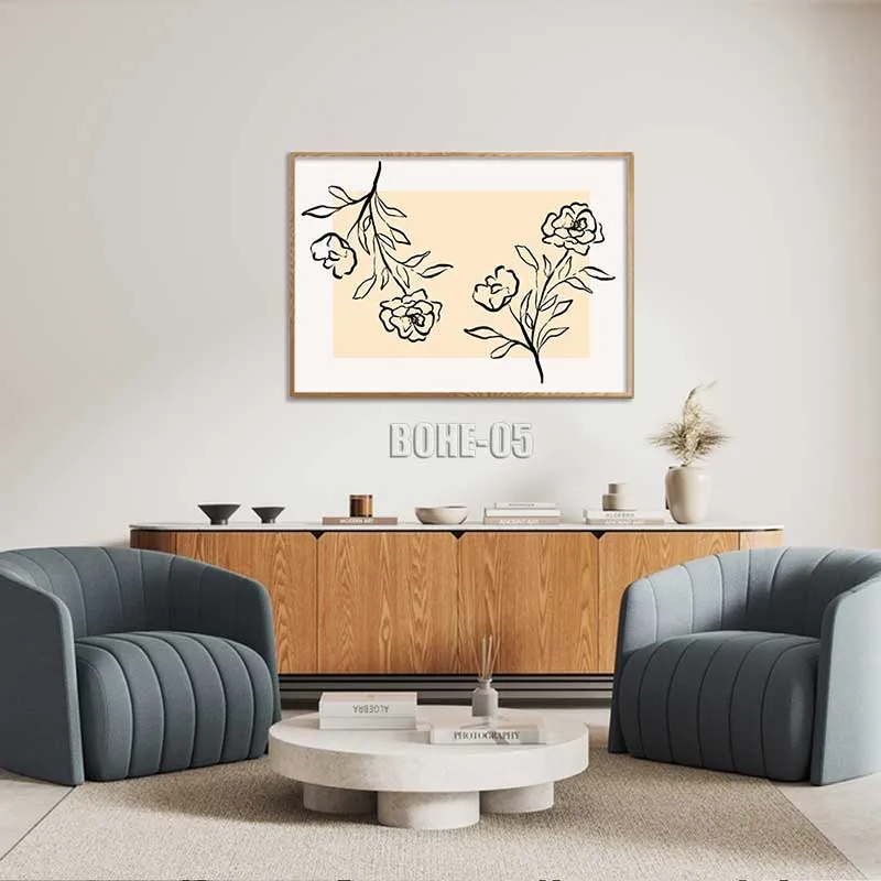 Tranh canvas Boho hoàn hảo cho mọi không gian