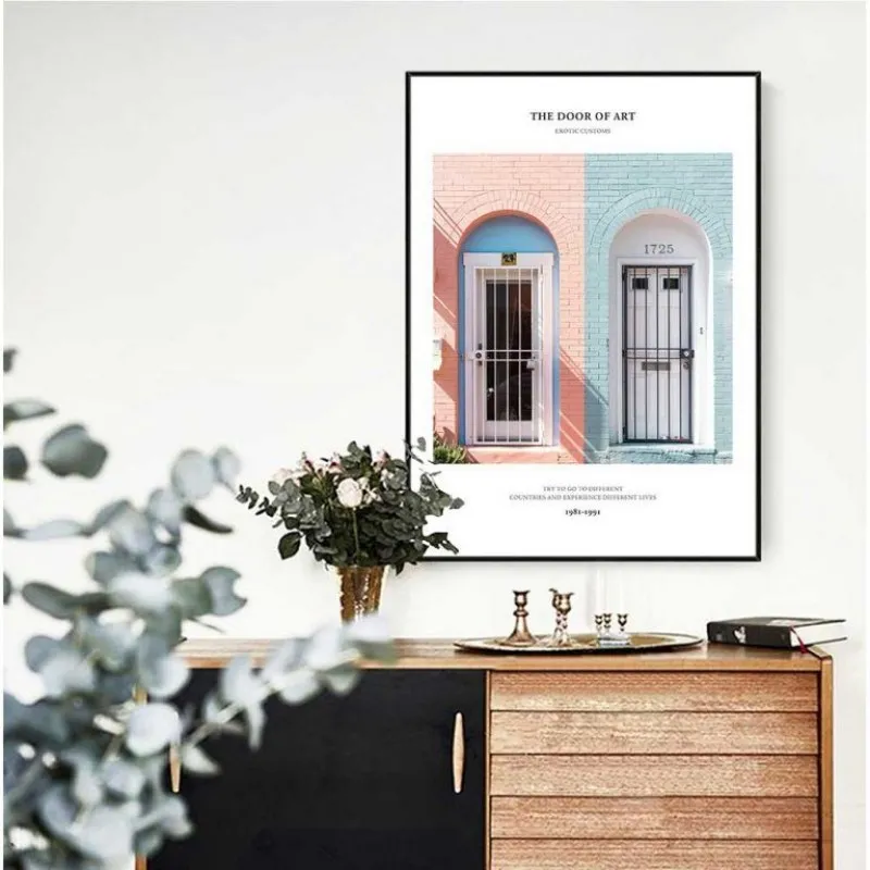 Tranh Scandinavian phong cảnh thành phố