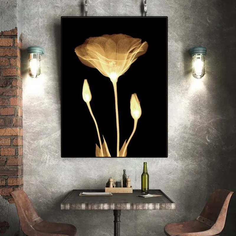 Tranh hoa trừu tượng X-Ray