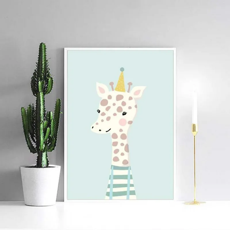 Tranh canvas động vật dễ thương