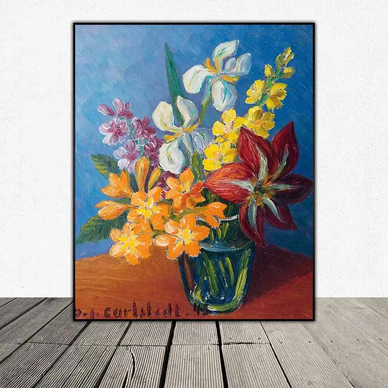 Tranh tĩnh vật hoa cũa họa sĩ Birger Carlstedt