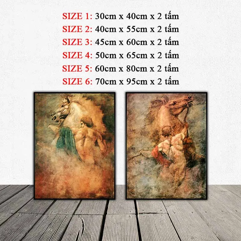 Hai bức tranh Spirit 1 và Spirit 2 của họa sĩ John David Parrish