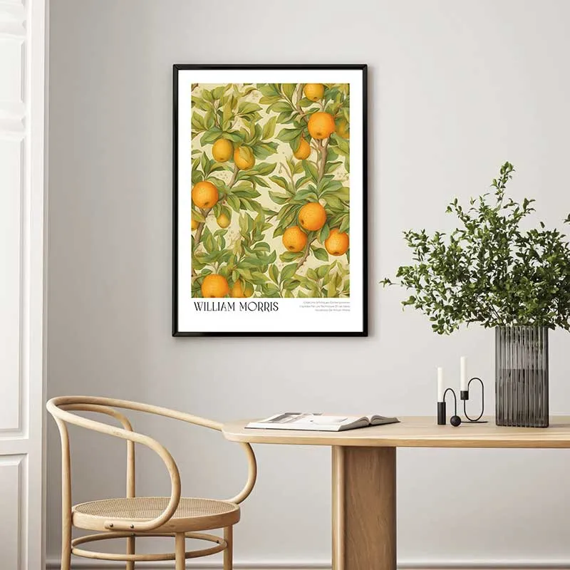 Tranh poster theo phong cách William Morris