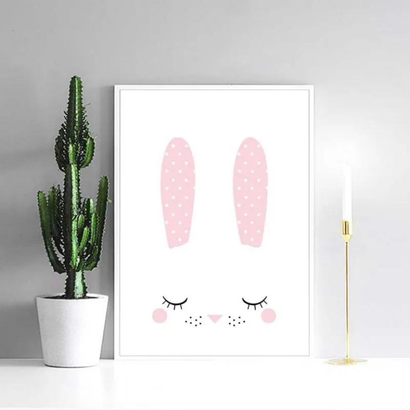 Tranh canvas động vật dễ thương