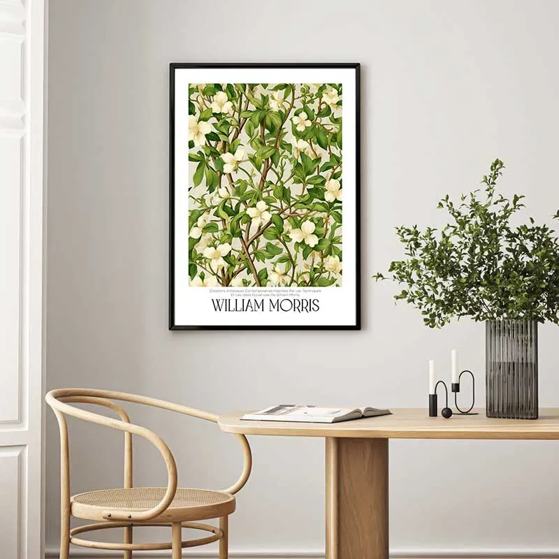 Tranh poster theo phong cách William Morris