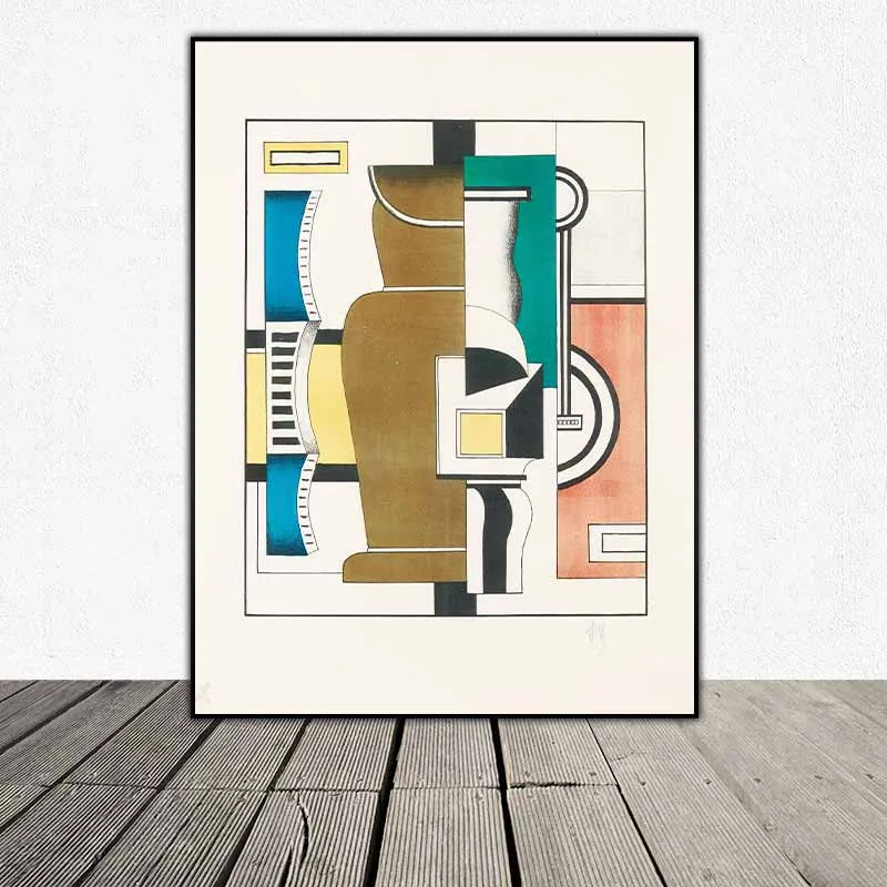 Tranh trừu tượng theo trường phái lập thể của họa sĩ Fernand Leger