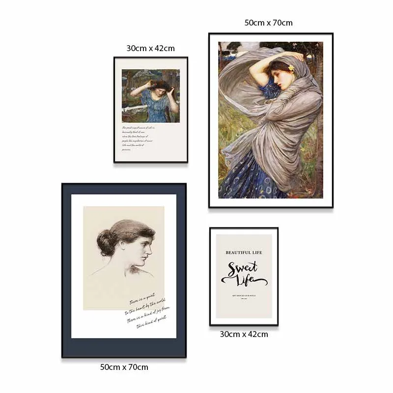 Tranh cổ điển phối hợp theo phong cách hiện đại