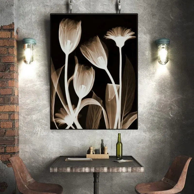 Tranh hoa trừu tượng X-Ray