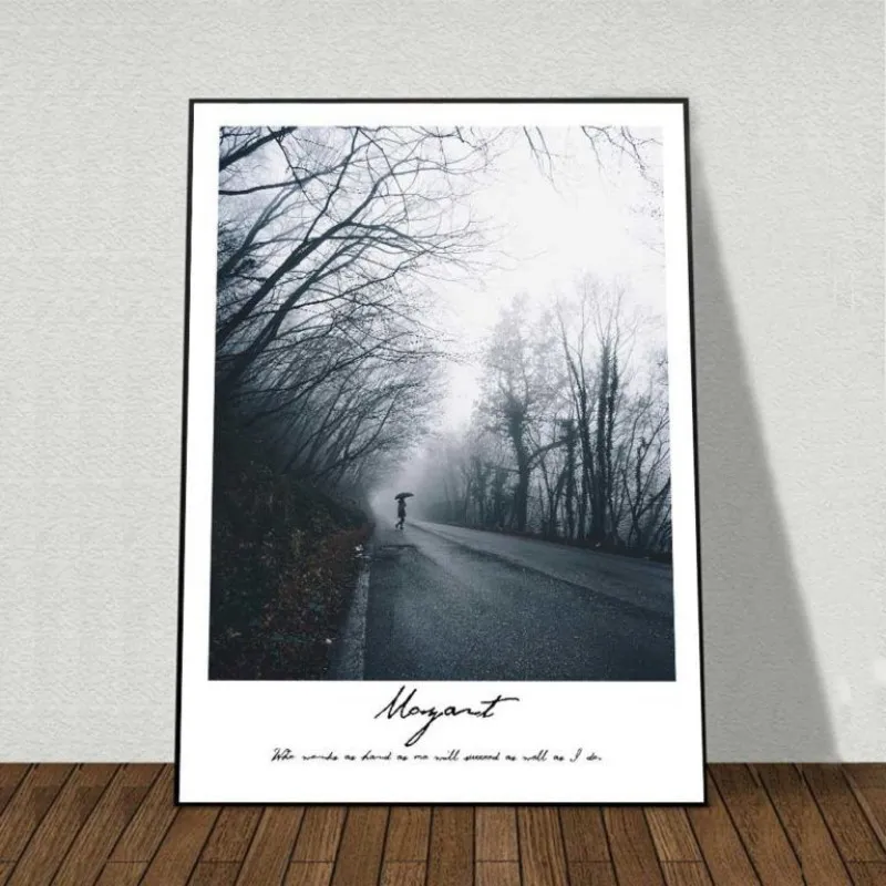 Tranh Phong Cảnh Rừng Cây và Biển