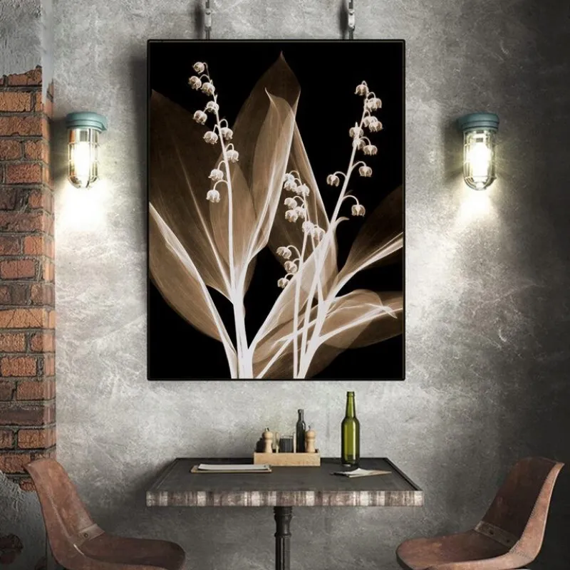 Tranh hoa trừu tượng X-Ray