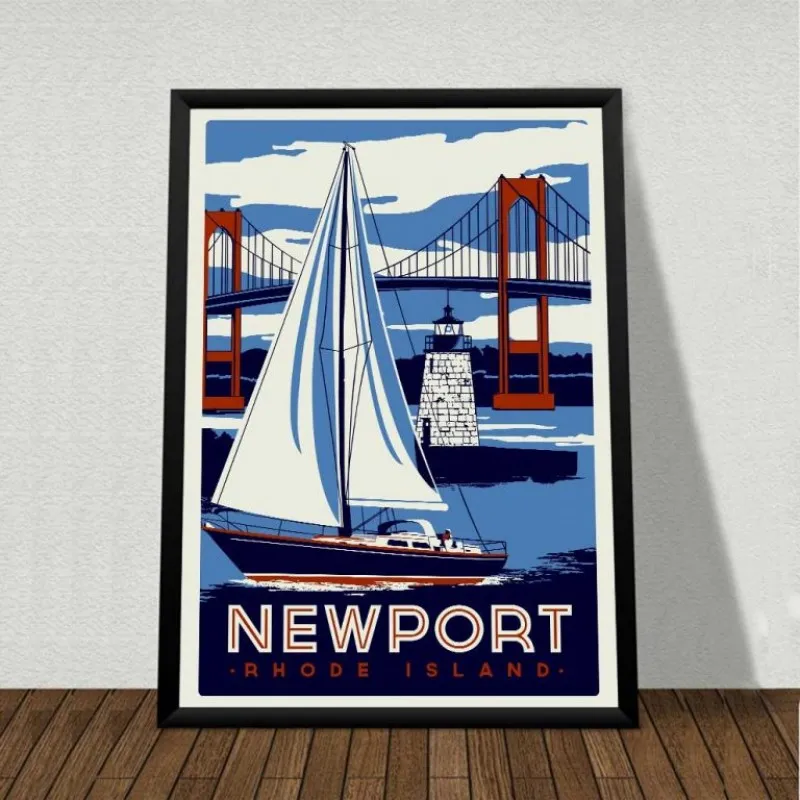 Tranh phong cảnh theo phong cách Vintage