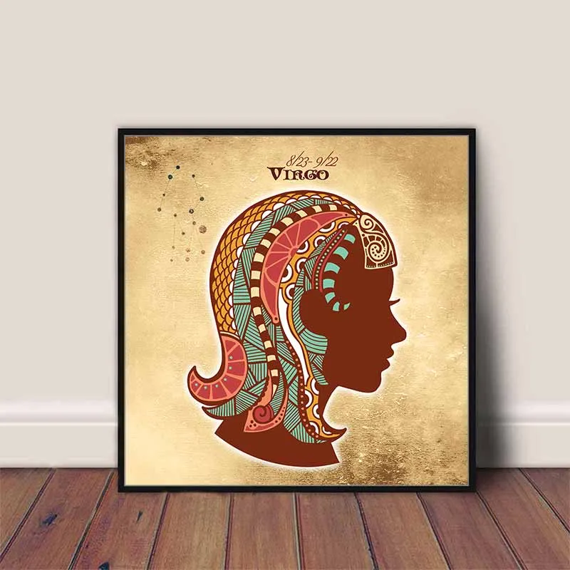 Tranh 12 cung Hoàng Đạo khổ vuông