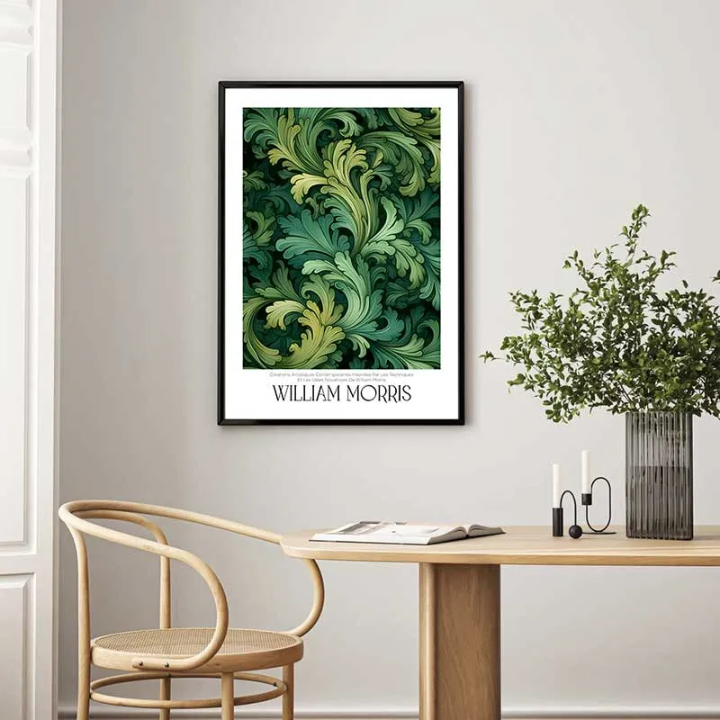 Tranh poster theo phong cách William Morris