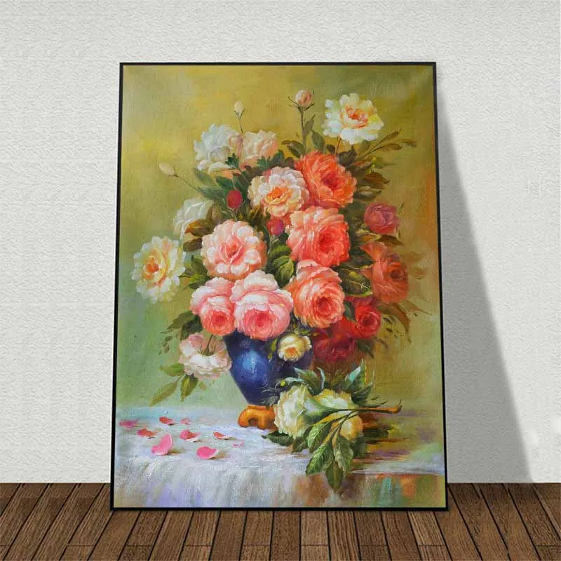 Tranh tĩnh vật cổ điển các loài hoa