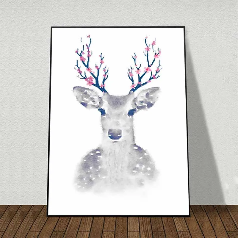 Tranh sừng nai trừu tượng