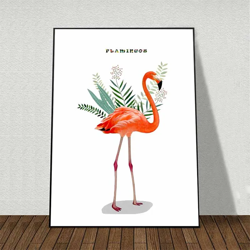 Tranh Hồng hạc và cây xương rồng