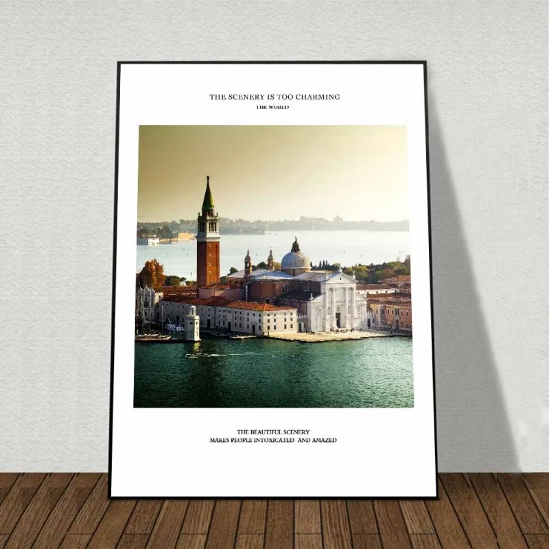 Tranh nhà thờ San Giorgio Maggiore và toàn cảnh thành phố London