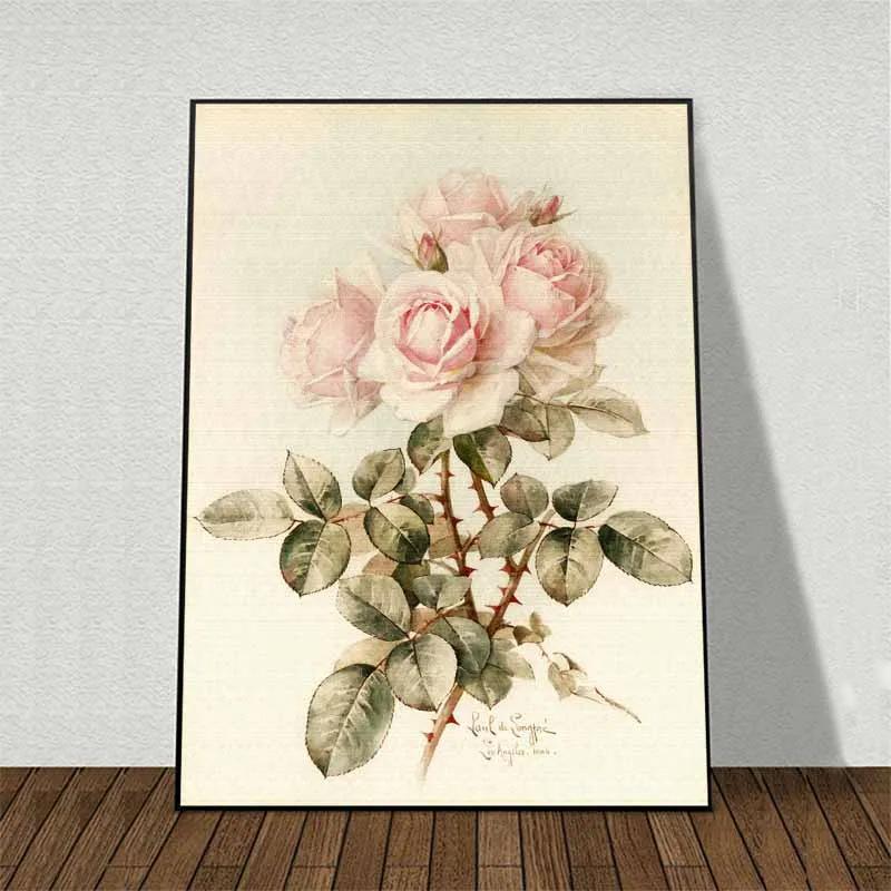 Tranh hoa hồng và hoa hồng vàng