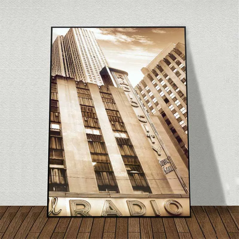 Tranh phong cảnh kiến trúc thành phố