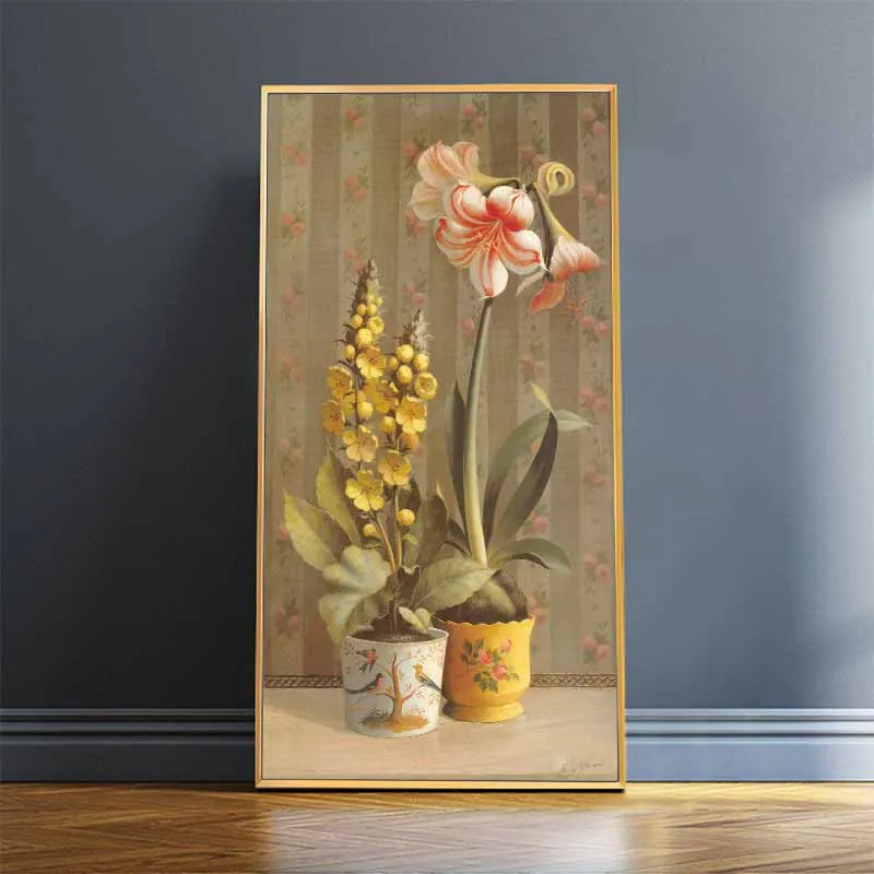 Tranh hoa huệ tây