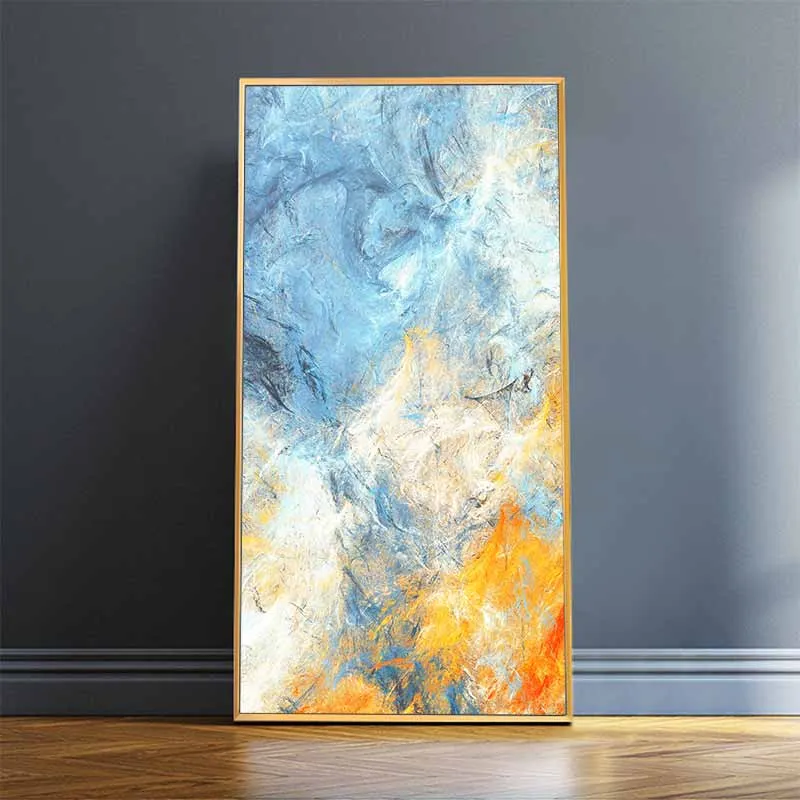 Tranh canvas trừu tượng khổ đứng