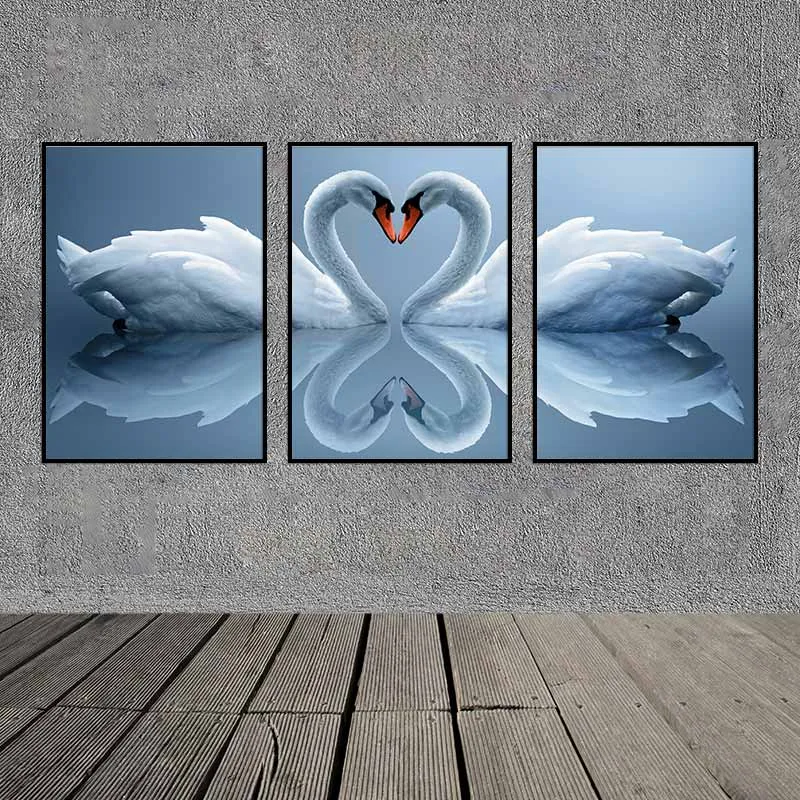 Tranh đôi thiên nga