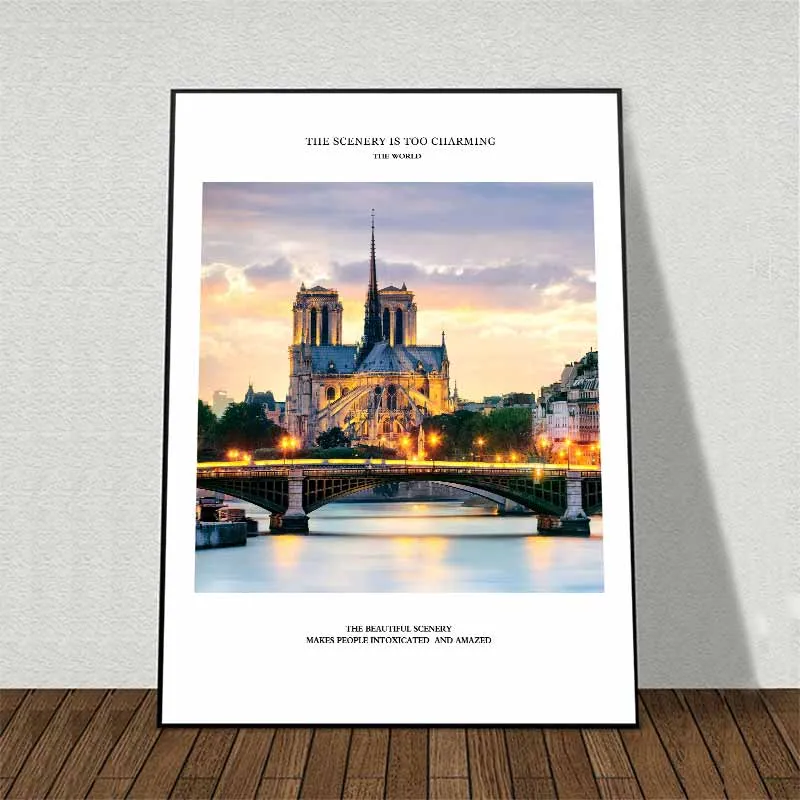 Tranh kiến trúc nổi tiếng Nhà thờ Đức Bà Paris, Cầu Alexandre-III