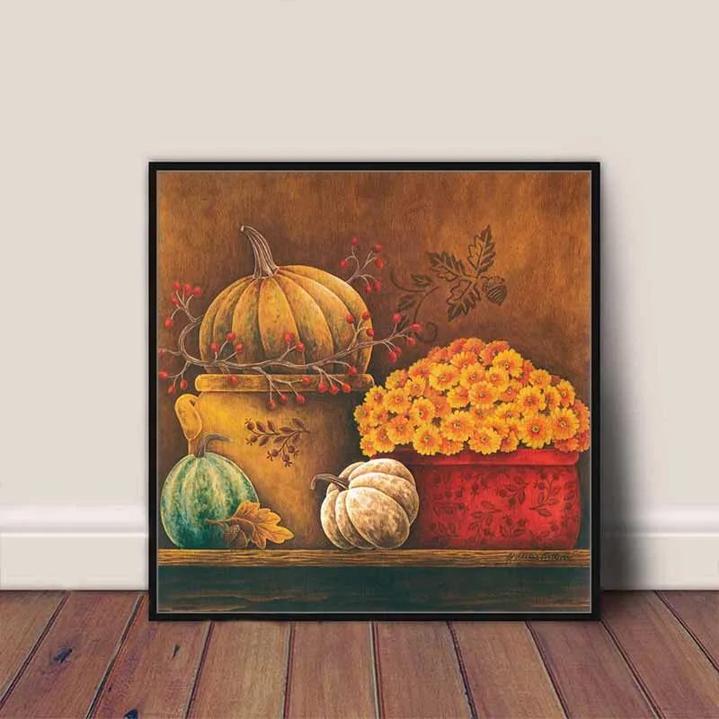 Tranh các loại rau củ, Bí Đao đặt trên kệ