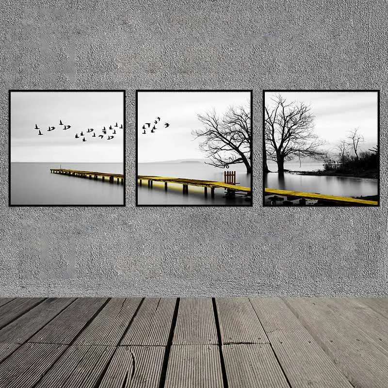 Tranh phong cảnh chiếc cầu